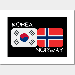 Korean Norwegian - Korea, Norway Posters and Art